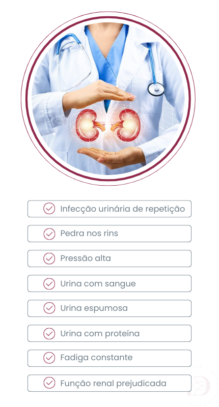 Sintomas para procurar um nefrologista